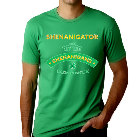 Irish Shenanigans Shirt Graphic T-Shirt St Patricks Day Shirt Saint Patrick's Kiss Me Irish Shirts