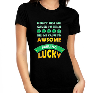 St Patricks Day Shirt for Women Saint Patrick's Shamrock Shirts Irish Shirt Womens Irish Top