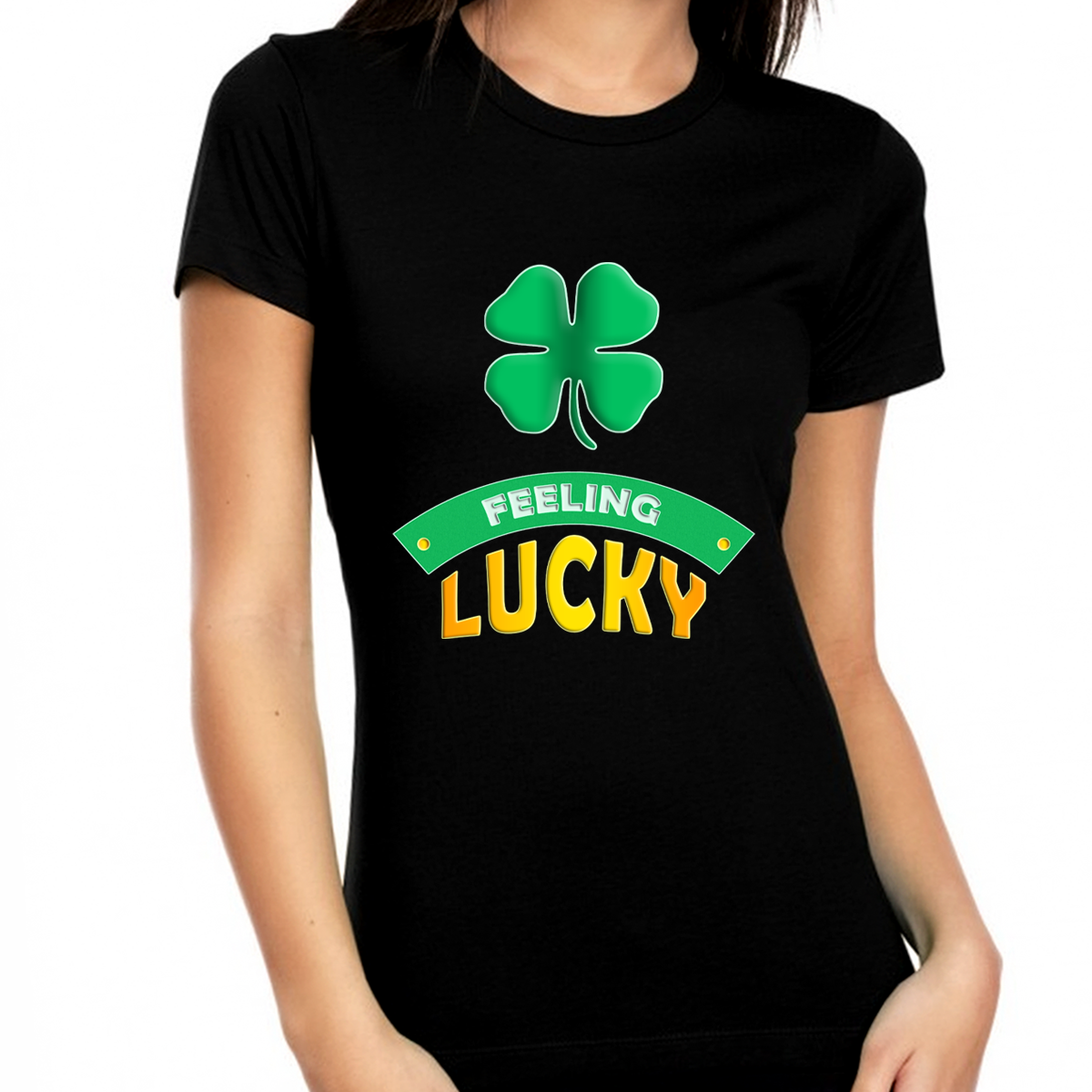 St Patricks Day Shirt for Women Saint Patrick's Shamrock Shirts Lucky Clover Irish Top