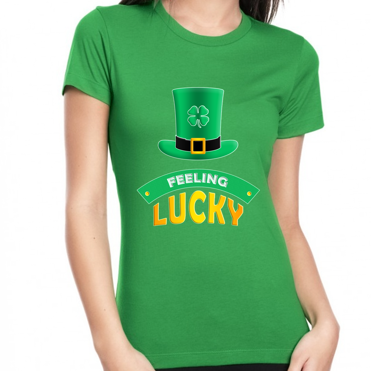 St Patricks Day Shirt for Women Saint Patrick's Shamrock Shirts Lucky Leprechaun Irish Shirt