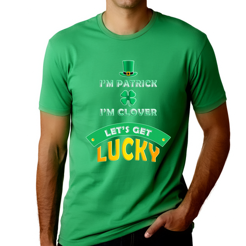 Irish Shirt Graphic Shirts St Patricks Day Shirt Saint Patricks Kiss Me Irish Shirts Mens Lucky Shirt