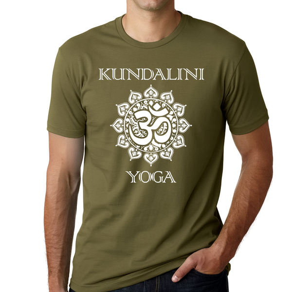 Premium Mens KUNDALINI Yoga Shirts for Men Vintage OM KUNDALINI Yoga Shirt