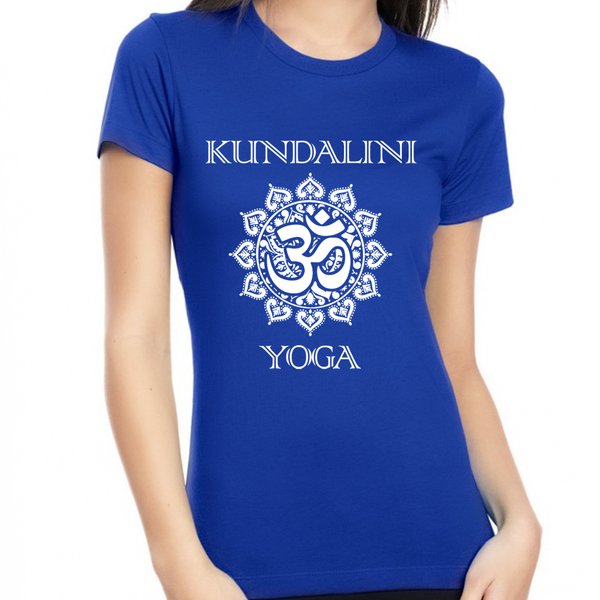 Yoga Tops for Women - Womens KUNDALINI Yoga Shirts for Women Premium Vintage OM KUNDALINI Yoga Shirt