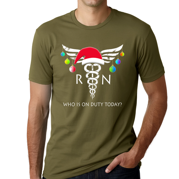 Christmas Nurse Shirts for Male Nurse RN Christmas Shirts for Men Funny Nurse Shirt Gift