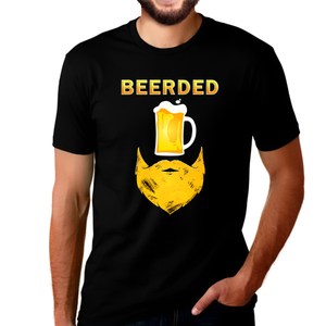Beard Shirt Premium Drinking Shirt Beard Shirts for Men Funny Beer Drinking Shirts for Men