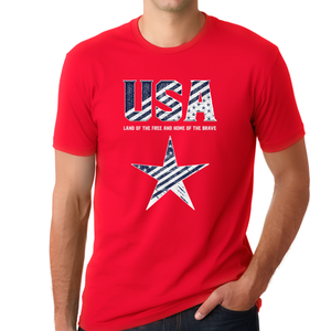 USA Shirts for Men Cool Patriotic Shirts 4th of July Shirts for Men United States USA Shirt
