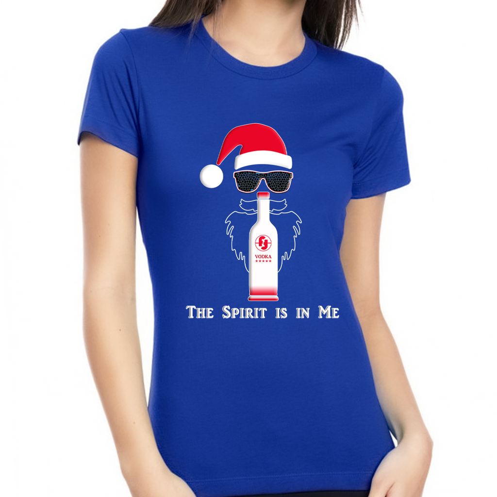 Fire Fit Designs Womens Christmas Shirt Funny Christmas Shirts for Women Christmas Spirit Shirt Ugly Christmas Pajamas Royal S