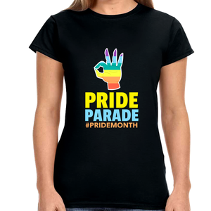 Pride Parade LGBTQ Love Print LGBT Equality Pride Day Parade Shirts for Women