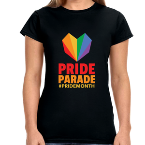 LGBTQ Pride Parade Gay Pride Day Transgender Rainbow Lesbian Womens Shirts