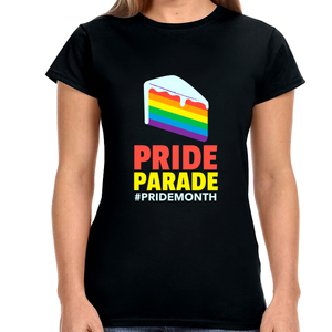 Pride Parade LGBTQ Pride Shirt Rainbow Graphic Tees Gay Women Tops