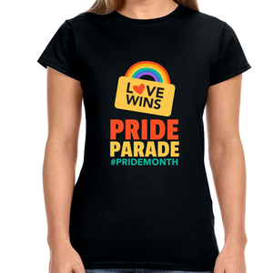 Pride Parade LGBTQ Gay Pride Tshirt Gay Lesbian Pride LGBT Shirts for Women