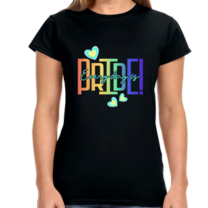 Everyday is Pride Day LGBT Pride Day Gay Rainbow LGBTQ Womens T Shirts