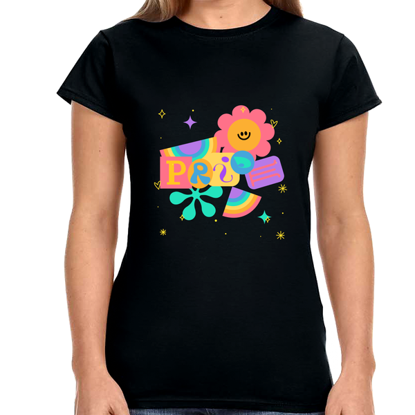 Gay Pride Gay Pride Ally LGBT Pride Rainbow Lesbian Gay Shirts for Women