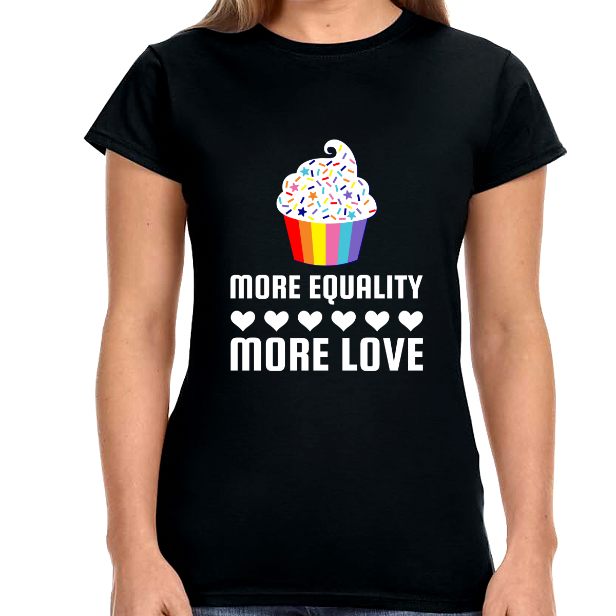 LGBT More Equality More Love Tshirt LGBTQ Gay Lesbian LGBT Shirts for Women