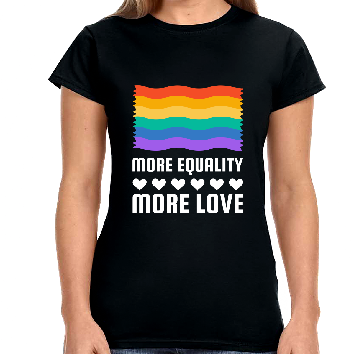 LGBT More Equality More LoveT Shirts LGBTQ Gay Lesbian LGBT Women Tops