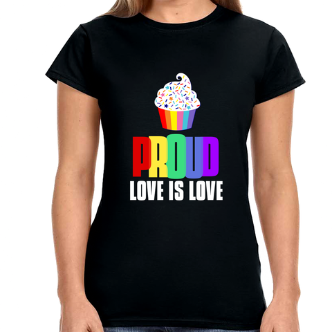 Proud LGBT TShirts Love is Love Shirt Equality LGBT Pride Womens T Shirts