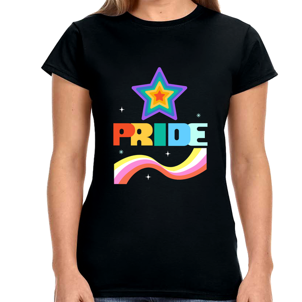 Pride LGBTQ Love Live Be Happy Love Pride Month LGBT Women Tops