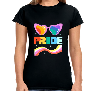 Pride LGBT Love Live Be Happy Love Print LGBT Equality Shirts for Women
