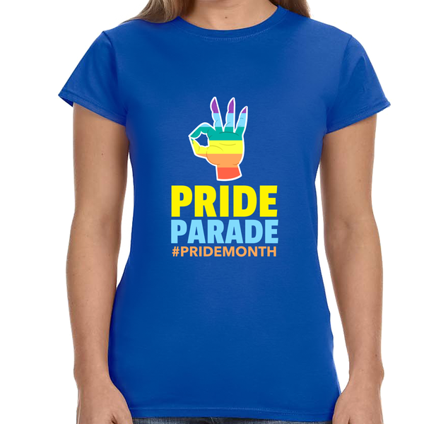 Pride Parade LGBTQ Love Print LGBT Equality Pride Day Parade Shirts for Women