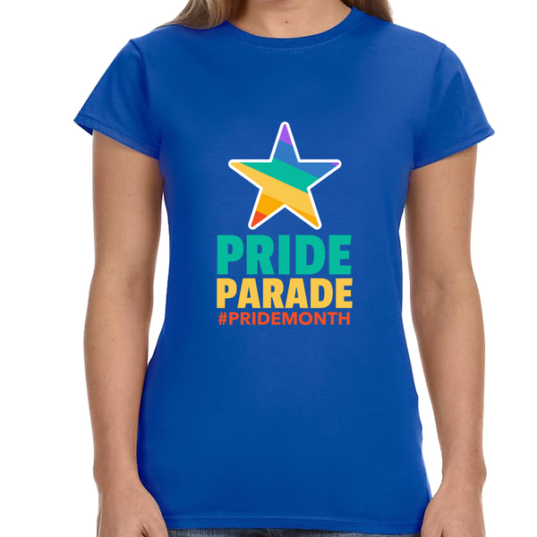 Pride Parade Shirt LGBT Pride Rainbow Flag Lesbian Gay Pride Womens Shirts