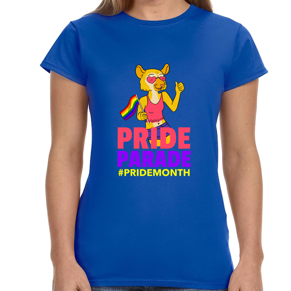 Pride Parade LGBT Flag Gay Pride Month Transgender Rainbow Shirts for Women