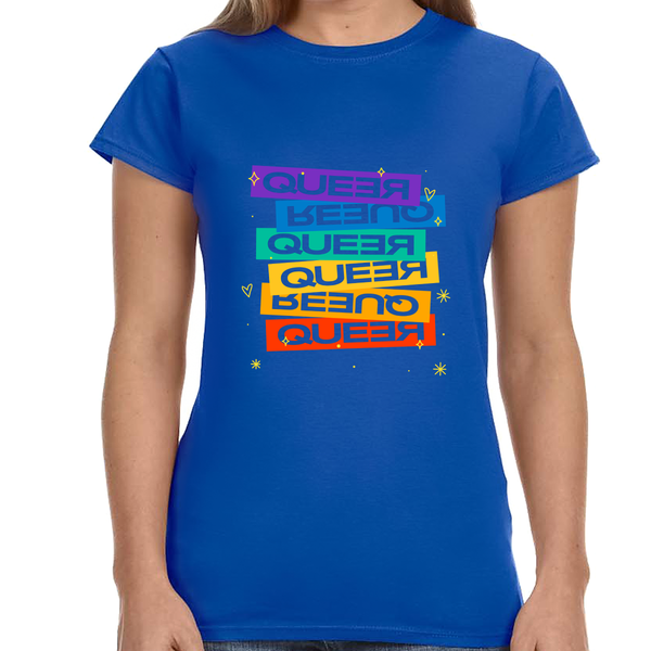 Queer Shirt Gay Pride Month Pride Day Rainbow Lesbian Gay Women Tops