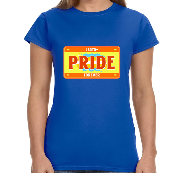 LGBTQ+ Forever LGBT Flag Gay Pride Month Rainbow Lesbian Womens Shirts