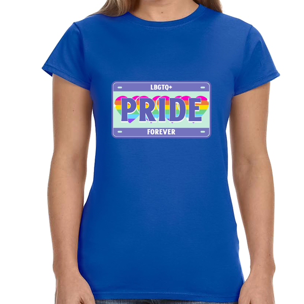 LGBTQ Forever LGBT Flag Gay Pride Month Lesbian Rainbow Women Tops