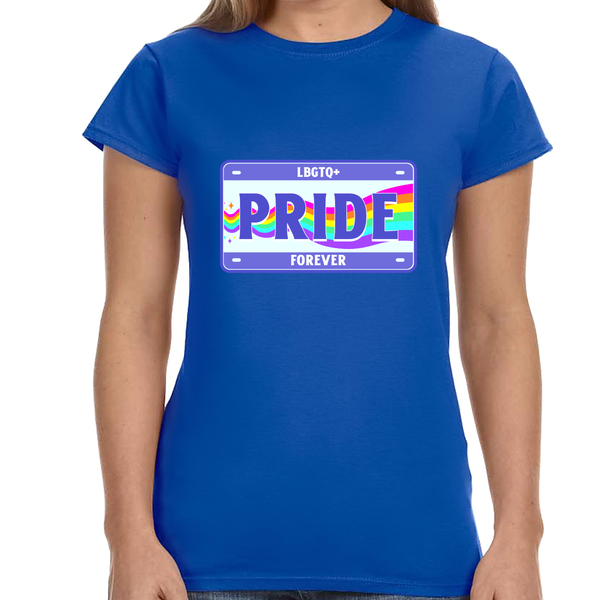 LGBTQ+ Forever LGBT Lesbian Gay Pride Month LGBT Ally Womens T Shirts