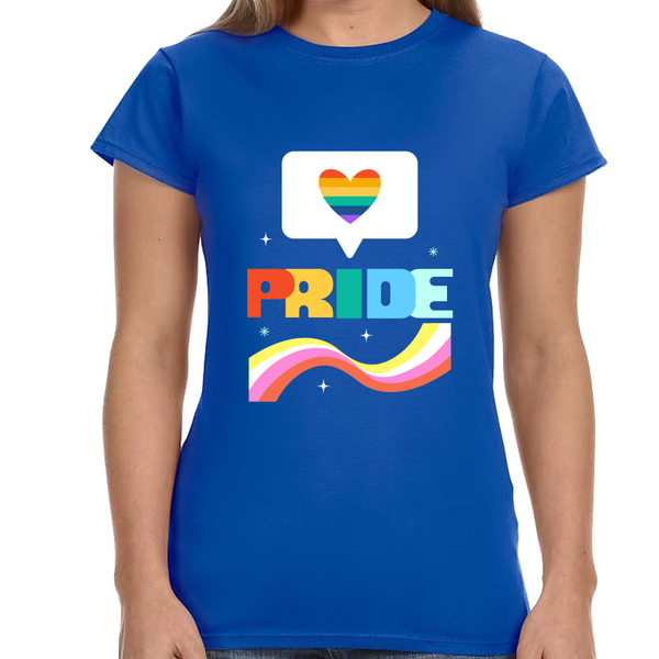 Pride LGBT Flag Gay Pride Month Rainbow Lesbian Transgender Shirts for Women