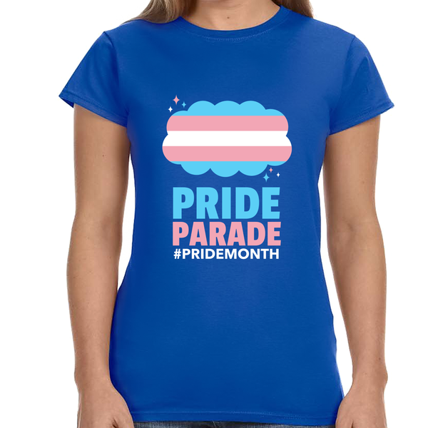 Pride Parade LGBT Pride Rainbow Flag Gay Lesbian Pride Ally Shirts for Women