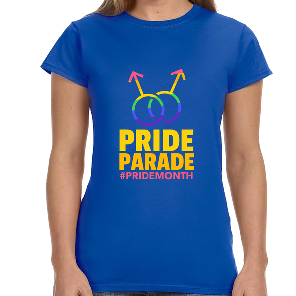 Pride Parade LGBTQ Flag Lesbian Pride Month Rainbow Gay Women Tops