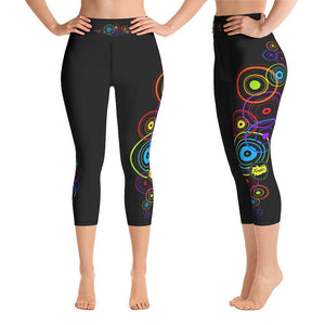 Circle of Life Capri Leggings for Women Butt Lift Yoga Pants for Women High Waisted Leggings for Women - Fire Fit Designs