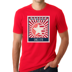 American Flag Shirt Men Vintage USA Star 4th of July Patriotic Shirt 4th of July Shirts Men
