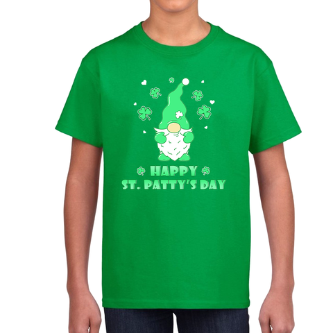 St Patricks Day Shirt Kids Cute Clover St Pattys Day Shirts For Boys Irish Gifts For Boys Gnome Shirt