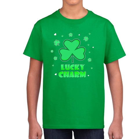 St Patricks Day Shirt Boys Lucky Charm Clover St Pattys Day Shirts For Boys St Patrick's Day Shirt