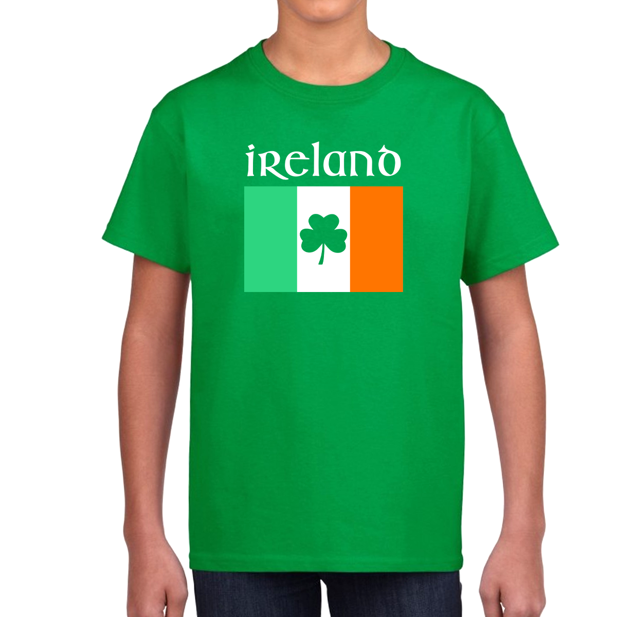 Kids St Patricks Day Shirt Ireland Flag Shirt Irish Saint Patricks Day Shirts Boys Lucky Irish Shirt