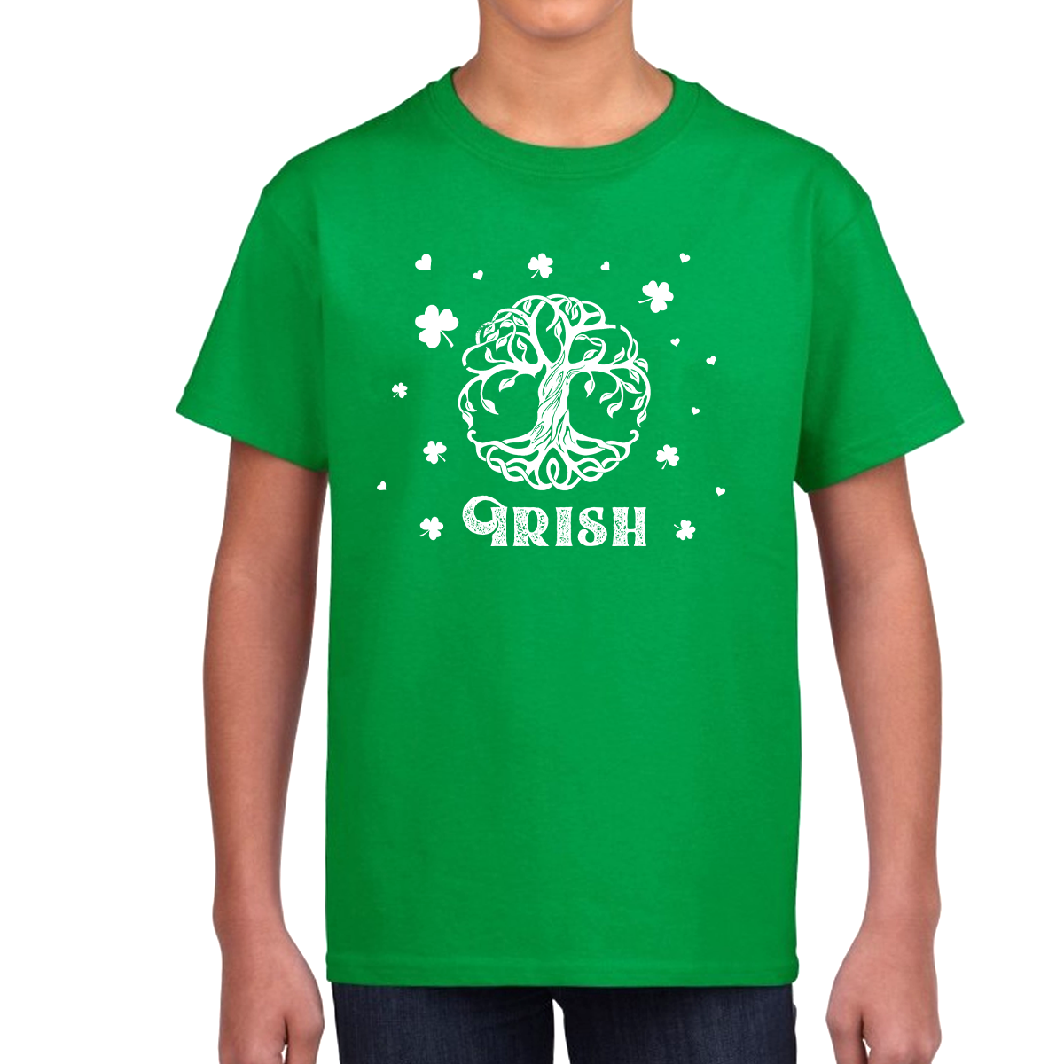 St Patricks Day Shirt Kids St Patricks Day Shirt Boys Irish Roots Irish Shirt Shamrock Cute Irish Shirt