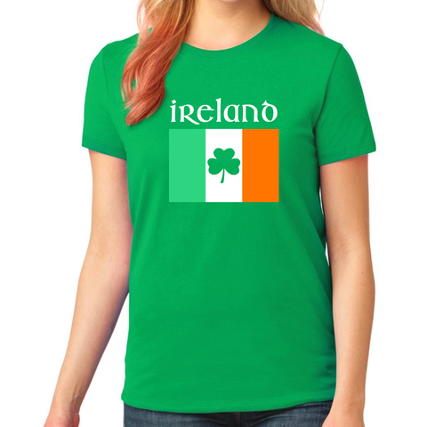Kids St Patricks Day Shirt Ireland Flag Shirt Irish Saint Patricks Day Shirts Girls Lucky Irish Shirt
