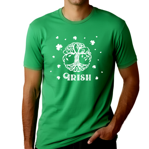 St Patricks Day Shirt Men Cool Irishs Shirt Men Irish Roots Irish Shirt Shamrock Funny Irish Shirt