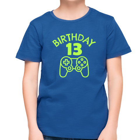 13th Birthday Boy Shirt Boy 13th Birthday Gamer Boy Birthday Gamer Shirts for Boys Birthday Shirt