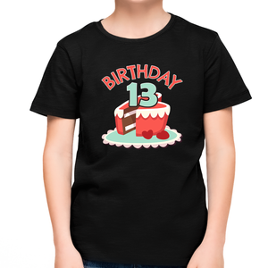 13th Birthday Boy 13 Year Old Boy 13th Birthday Cake Boys Birthday Shirt Birthday Boy Shirt