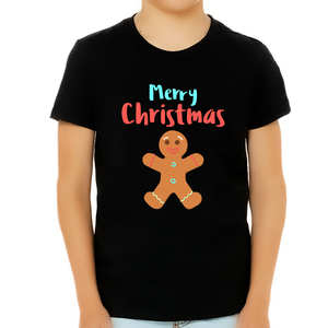 Christmas Gingerbread Man Funny Christmas Shirts for Boys Christmas Gift for Boys Funny Christmas Shirt
