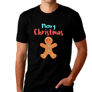Christmas Gingerbread Man Funny Christmas Pajamas for Men Christmas PJs for Men Funny Christmas Shirt