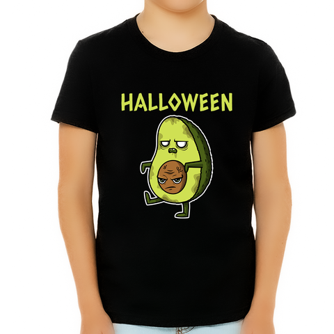 Mad Avocado Funny Halloween Shirts for Boys Zombie Avocado Boys Halloween Shirt Kids Halloween Shirt