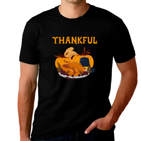 Plus Size XL 2XL 3XL 4XL 5XL Thanksgiving Dinner Shirt Turkey Shirt Mens Fall Shirt Fall Clothes for Men