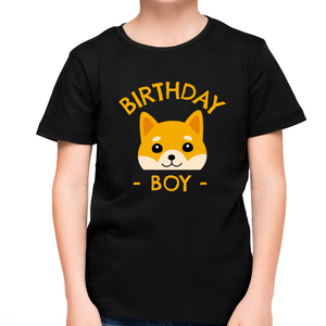 Birthday Boy Shirt Happy Birthday Shirt Orange Dog Birthday Shirts Birthday Boy Clothes