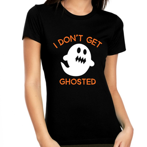 Funny Ghost Halloween Tshirts Women Halloween Tops Ghost Halloween Shirts for Women Halloween Gift for Her