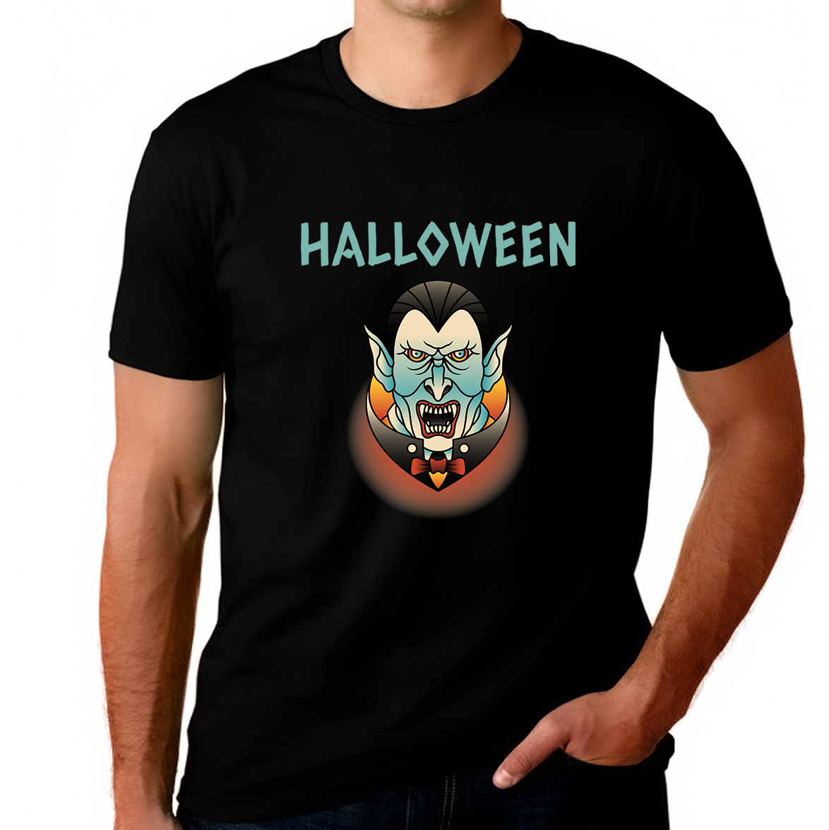 Big Tall Dracula Plus Size Halloween Shirts for Men Count Dracula Shirt Plus Size Halloween Costumes for Men