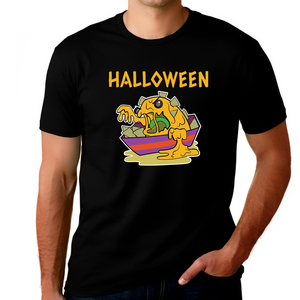 Mad Nachos Halloween Shirts for Men Plus Size 1XL 2XL 3XL 4XL 5XL Spooky Food Plus Size Halloween Costumes